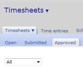 approved timesheets tab, where you go to adjust approved timesheets