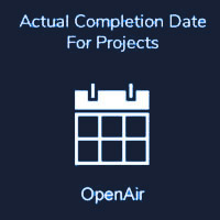 Actual Completion Date For Projects
