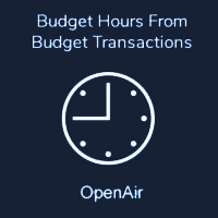 Budget Hours From Budget Transactions