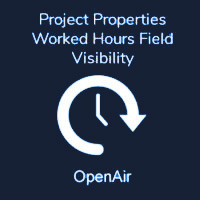Project Properties Worked Hours Field Visibility