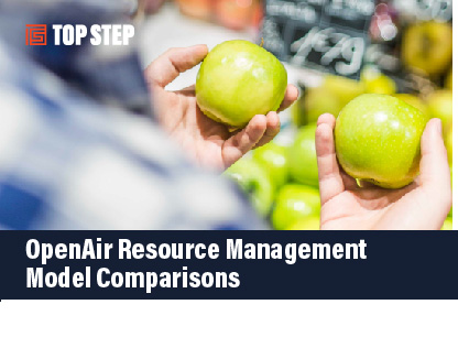 OpenAir Resource Management Model Comparisons