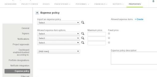 NetSuite OpenAir Adhering to Expense Policy