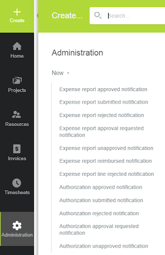 NetSuite OpenAir email notifications