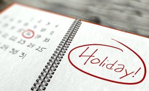 view company holiday schedule in openair