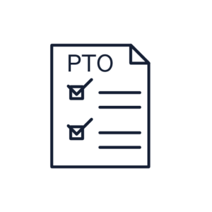 PTO approval notification for PMs icon