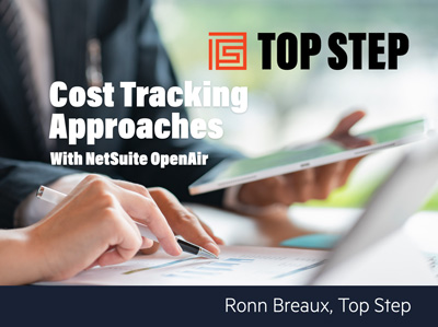 Cost Tracking Approaches in NetSuite OpenAir