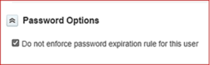 Password Options