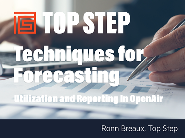 OA OpenAir Techniques for Forecasting Utilization and Reporting