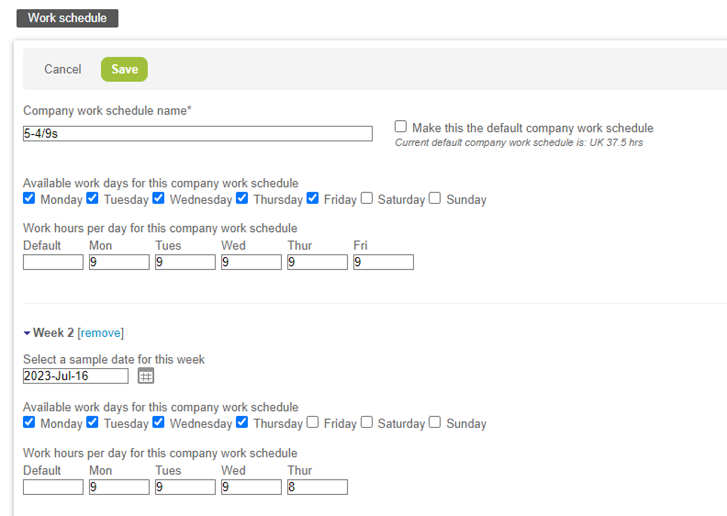 Handling Multi-Week Work Schedules in OpenAir | Top Step