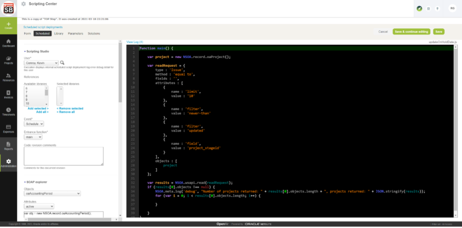NetSuite OpenAir Script Development and Trouble Shooting Pro Tips | Top ...