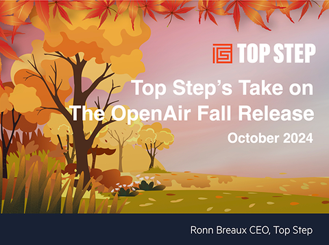 OA Top Step Take on the OpenAir Fall Release