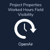 Project Properties Worked Hours Field Visibility