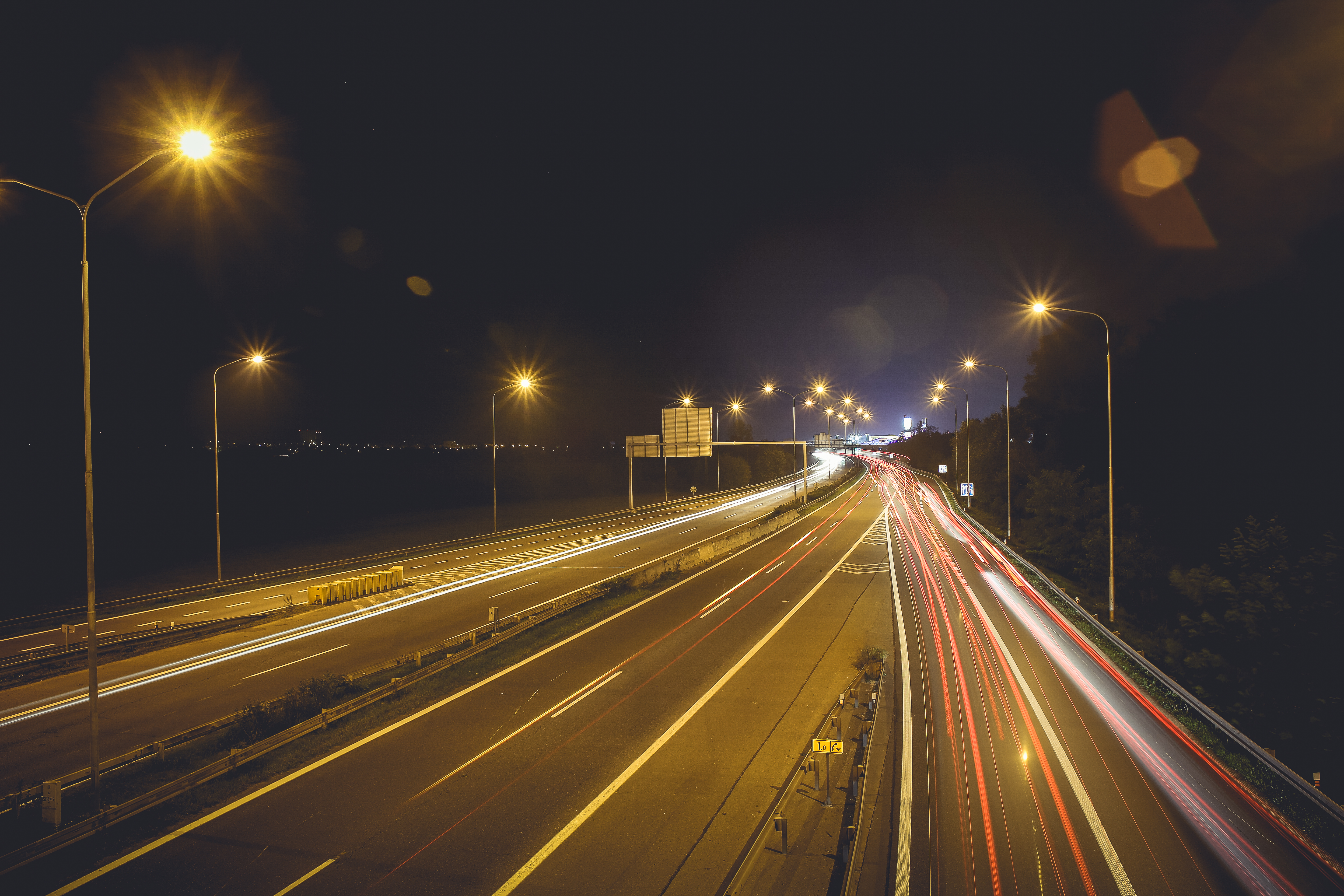 Night light. Ночная трасса. Ночная автомагистраль. Дороги ночью. Ночная Автострада.